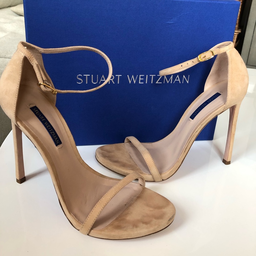 Lightly Worn Stuart Weitzman NUDIST Heels Size 9